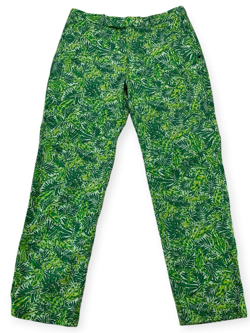 Ralph Lauren RLX Men’s Green Frog Tropical Print Golf Pants Size 32